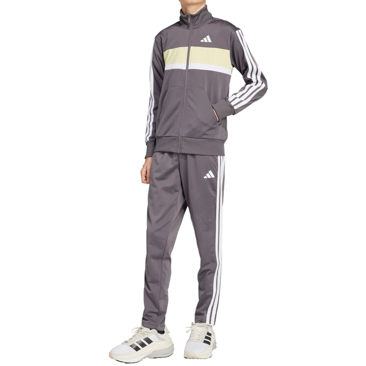 KOMPLET TRENERKA ADIDAS J 3S TIBERIO TS GRESTR WHITE POWYEL