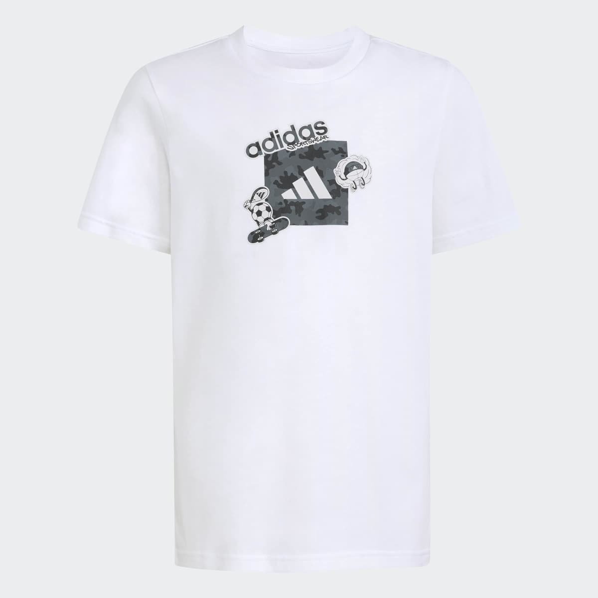 MAJICA ADIDAS J CAMO TRAIN T
