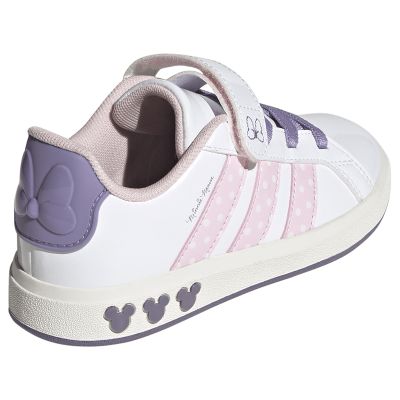 PATIKE ADIDAS GRAND COURT MINNIE EL K FTWWHT CLPINK MAGLIL
