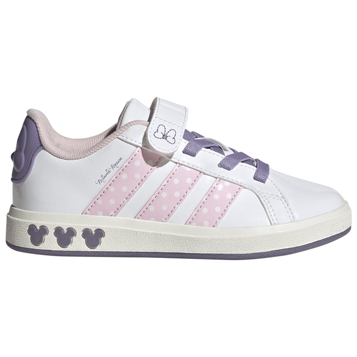 PATIKE ADIDAS GRAND COURT MINNIE EL K FTWWHT CLPINK MAGLIL